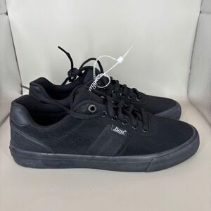 Bass Mens Black Perforated Suede Lace Up Sneakers‎ Shoes Size 8